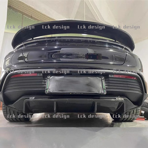 New sợi carbon Facelift body Kit đối với PORSCHE cho taycan bao gồm phía trước Lip Air Vent và phía sau Lip Spoiler RZ Bumper - Product Image 2