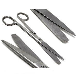 Tijeras de Disección Quirúrgicas Médicas de Acero Inoxidable, Rectas, Afiladas y con Punta Roma, 14 cm, Instrumento Manual con Certificación CE - Product Image 5