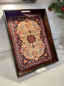 Plateau de service en bois MDF avec revêtement émaillé, design, hôtels et restaurants, articles de cuisine, plateau de table, haute qualité - Product Image 3