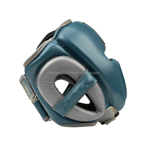 Custom Boxing Head Guard OEM Manufacturer Premium PU Leather Headgear for Sparring Training - Product Image 2