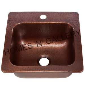 Évier de cuisine à bol unique martelé à la main élégant Design fabuleux pour une utilisation au restaurant à domicile avec caractéristique décorative à un trou - Product Image 2