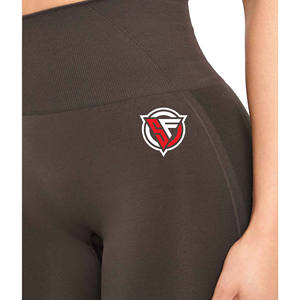 เลกกิ้งออกกำลังกายผ้าสแปนเด็กซ์/ไนลอนสำหรับผู้หญิงกางเกงลำลองแห้งเร็วระบายอากาศได้ดี - Product Image 4