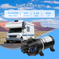 Mambaflo FL-35 RV Caravan Accessoires 12 Volt Pompe à pression Micro Diaphragme Pompe à eau 12.5LPM 35PSI 24M Tête