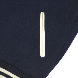 High Quality Varsity <b>Jacket</b> Men Casual <b>Winter</b> Stand <b>Waterproof</b> Breathable Windproof Top Selling Street Wear Custom Logo Fashion - Product Image 6