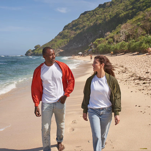 Chaqueta Bomber Cortavientos Ligera de Lana Ultifresh, Unisex, Impermeable, Ecológica, Tejida de Verano, con Cierre de Cremallera, Acabado Rápido - Product Image 3