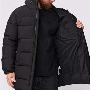Veste polaire spéciale hiver fermeture éclair classique pour hommes veste isolée chaude matelassée poids lourd avec Logo personnalisé - Product Image 2