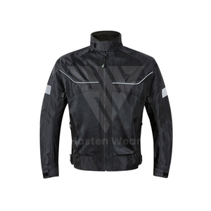 Veste de moto pour homme de haute qualité à prix avantageux pour l'hiver, faible MOQ, veste de moto en cuir imperméable pour homme - Product Image 2