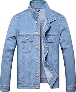 Chaqueta Vaquera de Moda con Diseño Nuevo y Personalizado para Hombre, Abrigos Elegantes, Chaqueta Vaquera Deportiva con Estampado en la Espalda, Chaqueta Cortavientos - Product Image 4