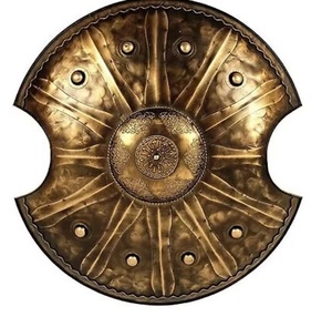 Rắn đồng thau Khắc trận chiến tay giả mạo thép vòng lá chắn vậ<span class=keywords><strong>t</strong></span> liệu kim loại - Product Image 5