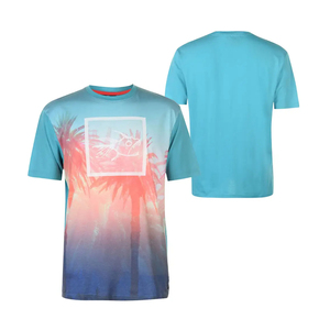 เสื้อกีฬาผู้ชายทรงโอเวอร์ไซส์ผ้าถักพิมพ์ลายเสื้อกีฬาแฟชั่นสำหรับใส่วิ่ง - Product Image 3