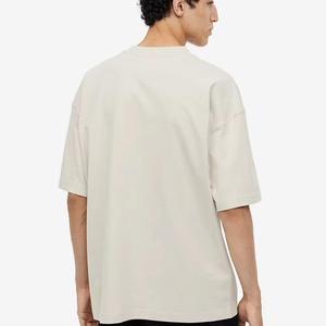 Camisetas de algodón 100% de manga corta informales para hombre superventas, diseños personalizados de lavado ácido transpirable y secado rápido para adultos - Product Image 5