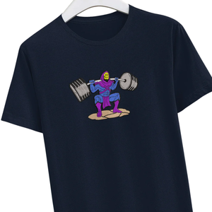 T-shirt personnalisé brodé, surdimensionné, design de personnage fort, tee-shirt de sport unisexe, streetwear, coton de haute qualité, mode décontractée, OEM ODM - Product Image 3