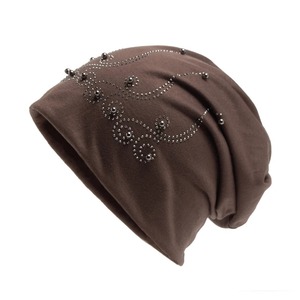 Women's Winter Knit Beanie <b>Hat</b> Soft Warm Diamond Embellished for Party Casual Outfit Gift rhinestone beanie breathable for <b>girl</b> - Product Image 1