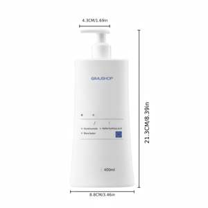 โลชั่นบำรุงผิวกายผสมนิโคตินาไมด์และกรดผลไม้ ขนาด 400 มล. สีเบจอ่อน สำหรับใช้ทุกวัน เหมาะสำหรับผู้ชายและผู้หญิงในฤดูใบไม้ร่วงและฤดูหนาว ช่วยเพิ่มความชุ่มชื้น - Product Image 4