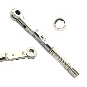 Llave de trinquete de torsión Universal Manual aprobada por CE ISO para implantes dentales 4,0mm hexagonal 6,35mm instrumentos quirúrgicos alemanes dentista - Product Image 1
