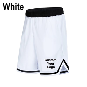 Pantalones cortos de malla para hombre de tendencia, Bermudas con logotipo personalizado, pantalones cortos deportivos informales de verano para correr, 100% algodón para pantalones cortos de baloncesto al aire libre - Product Image 2