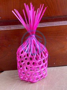 <b>Cheap</b> Price High Quality Wholesaler For Ramadan Eid Garangao Storage Handmade Colorful Bamboo <b>Basket</b> - Product Image 3