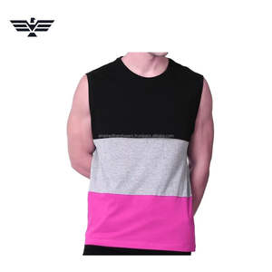 Débardeur Homme Uni en Coton Respirant pour la Gym, Gilet Décontracté d'Été avec Logo Frontal - Product Image 2