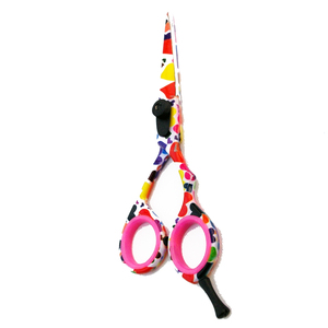 กรรไกรตัดผมโลหะเคลือบด้วยแหวนยางแฟนซี - Product Image 6