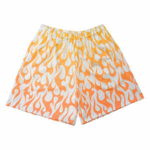 Short en maille polyester 100% pour homme, confortable, avec ceinture élastique, imprimé graphique personnalisé par sublimation, meilleur short de style urbain - Product Image 4