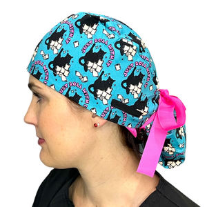 Bandeaux médicaux personnalisables pour infirmières, bonnet de travail réglable avec boutons, accessoires d'uniforme d'infirmière - Product Image 1