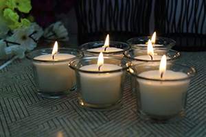 Tarro de vela más vendido con tarro de cera de vidrio sólido decoración del hogar portavelas diseño de mesa vidrio votivo, alta calidad, tarro de vela - Product Image 2