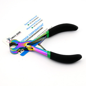 Durable Hair Extension Tools Bond Cutter Plier Cuts the Bonds During the Pre-installation Process <b>Rubber</b> Grip Stainless Steel - Product Image 6