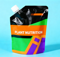 Pochette Doypack Biodégradable Personnalisée de Haute Qualité avec Bec Verseur Refermable pour l'Emballage de Recharge d'Huile de Lubrification Moteur Chimique