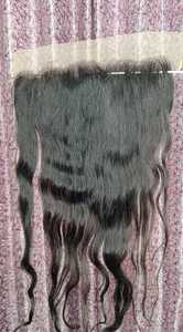 13x6 100% Remy Human Lace Frontal Swiss Lace No Tangle No Drying Natural Black Wave Curly Straight - Product Image 3