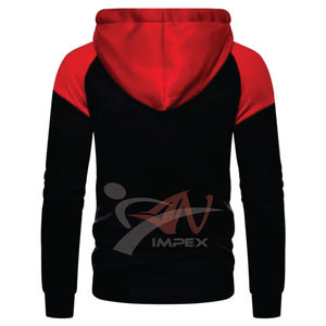 เสื้อฮู้ดดี้พิมพ์ลายดิจิทัลคุณภาพสูงแบบกำหนดเองสำหรับผู้ชาย ตะเข็บสองสี ผ้าฟลีซสำหรับฤดูหนาว เป็นมิตรกับสิ่งแวดล้อม - Product Image 4