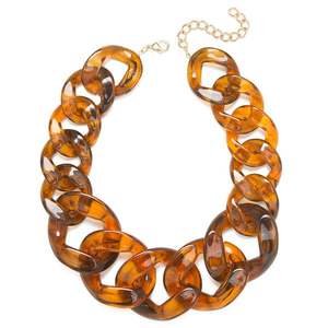 Collier en résine thème galaxie pour femme - Product Image 1