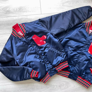 Chaqueta Bomber Varsity de Invierno para Hombre, Gruesa, Acolchada, de Nailon Negro de Alta Calidad, Personalizada - Product Image 1