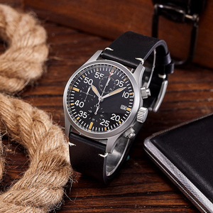 Reloj de Pulsera Deportivo Vintage de Acero Inoxidable 316l con Logotipo Personalizado al por Mayor de Alta Calidad, Cronógrafo <span class=keywords><strong>Japon</strong></span>és de Cuarzo Vk67 Polit para Hombre en Venta - Product Image 6
