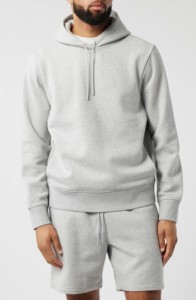 Pull à capuche noir pour homme Streetwear Sweat à capuche en molleton de coton surdimensionné avec poche kangourou Fabricant OEM avec logo personnalisé - Product Image 3