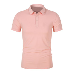 High Quality Custom <b>Half</b> Sleeve Polo <b>Shirts</b> for Men Wholesale Multi-Colors Knitted Fabric Solid Design for Summer - Product Image 6