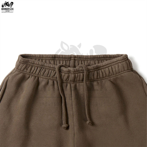 Pantalons de survêtement pour hommes en coton 100% de haute qualité en gros, style droit de luxe, style personnalisé, mi-longueur, respirant, décontracté - Product Image 5