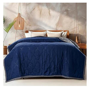 Nouveau lancement Couette en microfibre réversible faite à la main Ultra-douce et légère avec une couleur unie de qualité supérieure - Product Image 1