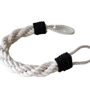 Cuerda de Algodón Trenzada Hecha a Mano de Primera Calidad, Estilo Grueso, Color Blanco - Cuerda Gruesa Trenzada de Yute - Decoración Náutica - Product Image 1