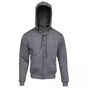 Sweat-shirts à fermeture éclair pour hommes de haute qualité, en coton mélangé, basiques, surdimensionnés, lourds, à fermeture éclair, brodés, vêtements d'hiver, vente en gros OEM - Product Image 1