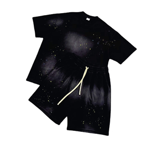 เสื้อยืดสั่งทำได้มากกว่า 50 สีพื้น เสื้อยืดแขนสั้นผู้ชายสำหรับฤดูร้อน เสื้อยืดโอเวอร์ไซส์สีซีดแบบธรรมชาติ - Product Image 2