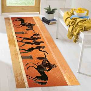 Alfombra de Mitología Griega: Centauro y Hieroglíficos, Alfombra Suave Antideslizante, Alfombra Delgada No Tejida - Product Image 3