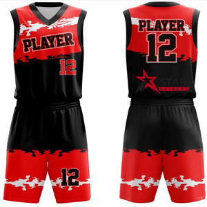 Uniforme de basket-ball de conception personnalisée en polyester 100% de qualité supérieure vêtements de sport de haute qualité - Product Image 2