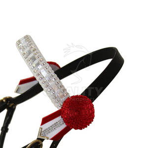 Brida de caballo de cuero duradero para montar cómoda Brida de caballo ajustable y ligera al mejor precio - Product Image 4