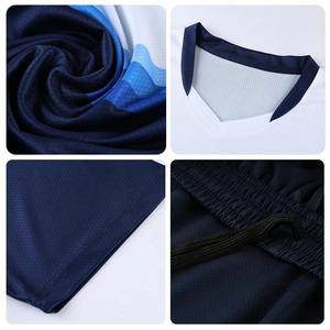 ชุดเครื่องแบบเล่นวอลเลย์บอลของผู้ชายชุดพิมพ์ซับลิเมชันแบบมืออาชีพผ้า100% โพลีเอสเตอร์ระบายอากาศได้ดี - Product Image 4