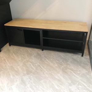 Soporte de TV Moderno Minimalista con Marco de Hierro 140x40x47cm KTV68040, Mueble de TV Estilo Vintage para Sala de Estar o Casa de Campo con Función LED - Product Image 6