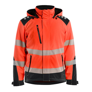 Vestes Softshell de Sécurité Haute Visibilité Personnalisées de Haute Qualité Prix de Gros Vestes Softshell de Sécurité Haute Visibilité OEM - Product Image 5