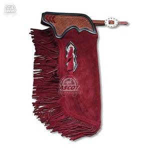Chinks เบอร์มิวดาครึ่งขอบ Chaps หนังกลับวัวมีเครื่องมือมืออุปกรณ์พรีเมี่ยม - Product Image 3