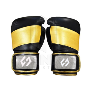 Guantes de boxeo de cuero de alta resistencia para entrenamiento y Kickboxing transpirables: exportación OEM de Pakistán a bajo precio - Product Image 2