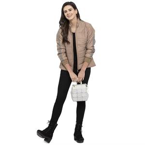 Vestes d'hiver longues pour femmes en gros, tissu en nylon avec rembourrage en coton, techniques d'impression, vestes matelassées pour femmes - Product Image 6