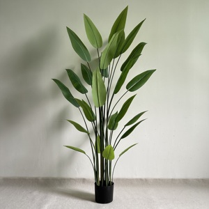 Artificial Strelitzia Style Plant – Tropical Indoor Decorative <b>Tree</b> 120/150/180/210cm - Product Image 2